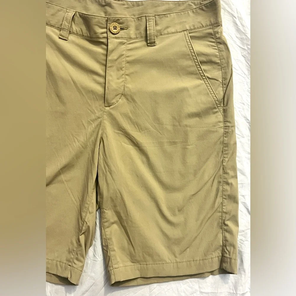 Eddie Bauer Men's Nylon Blend Tan Shorts w Pockets Size 33 - Picture 2 of 14